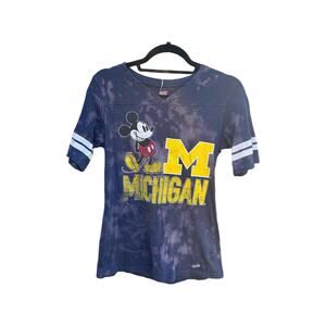 Tie Dye UofM T-Shirt | Women’s Shirt | Splatter Tie - Reverse Dye